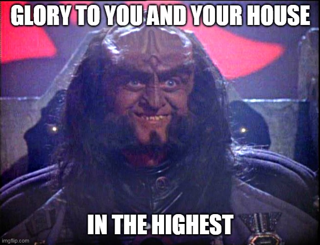 Gowron is Pleased (enhanced) Imgflip