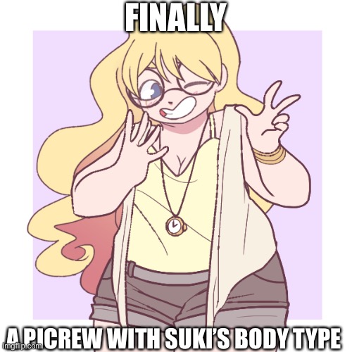 FINALLY A CHUBBY BODY TYPE PICREW JDJDJDJDJFKSOXJNS Imgflip