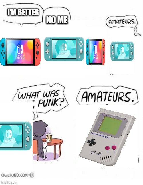 switch VS switch lite VS gameboy Imgflip