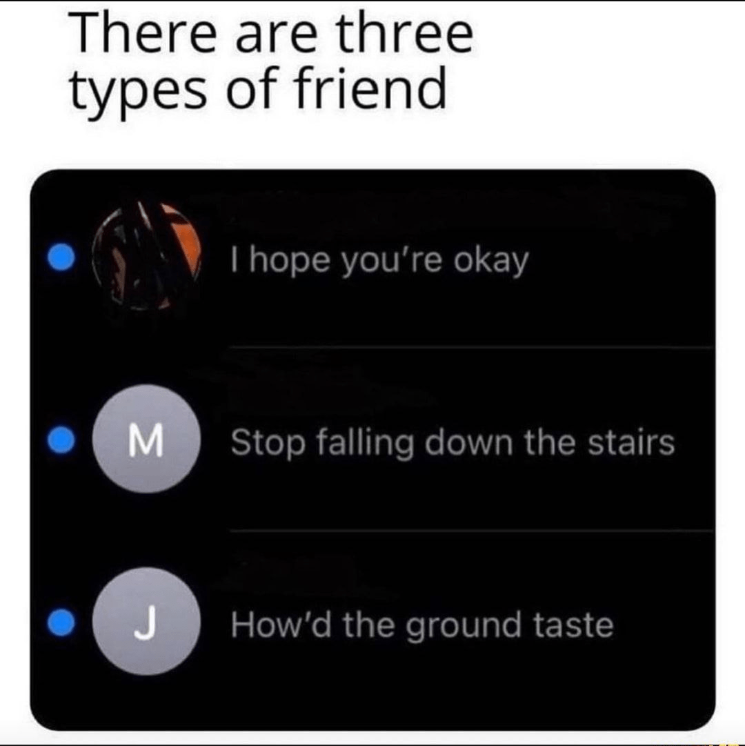 There is three types of friend Blank Template Imgflip