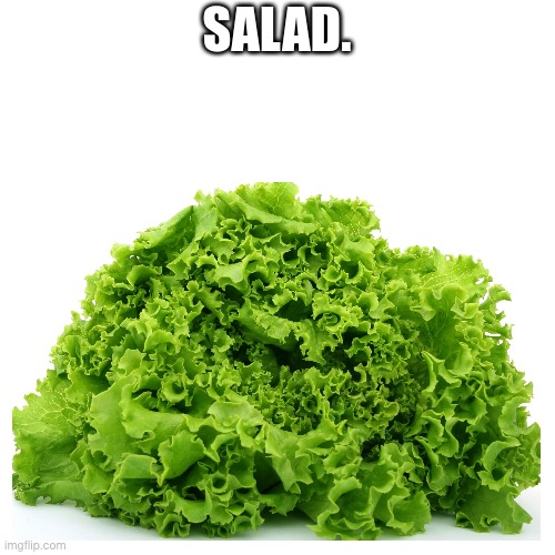 Salad. Imgflip