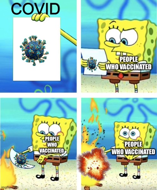 Spongebob Burning Paper Imgflip