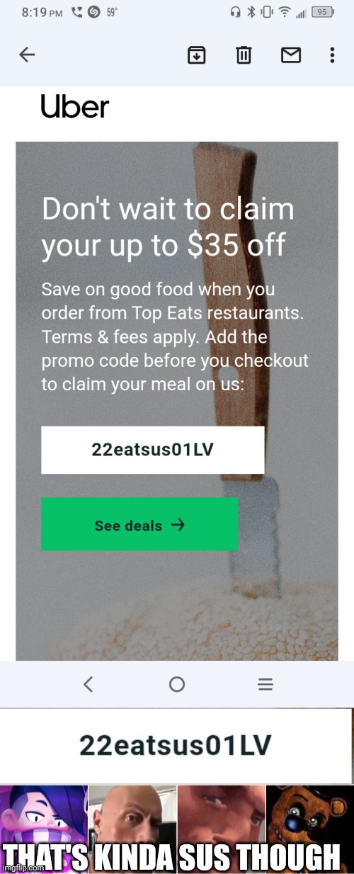 Uber Eats Eat Sus Imgflip