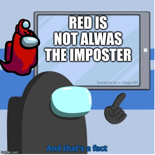 red is sus Imgflip