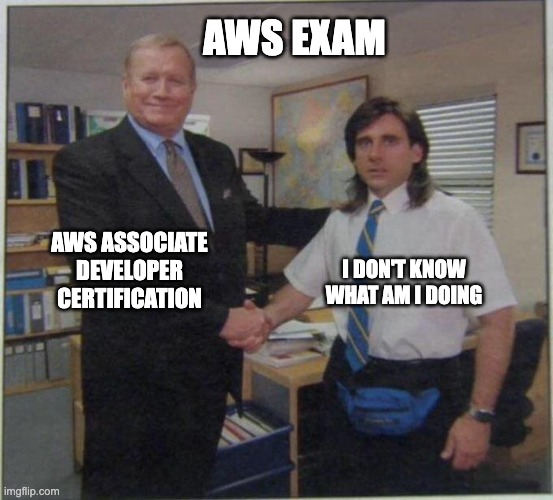How can I pass the AWS exam? Imgflip
