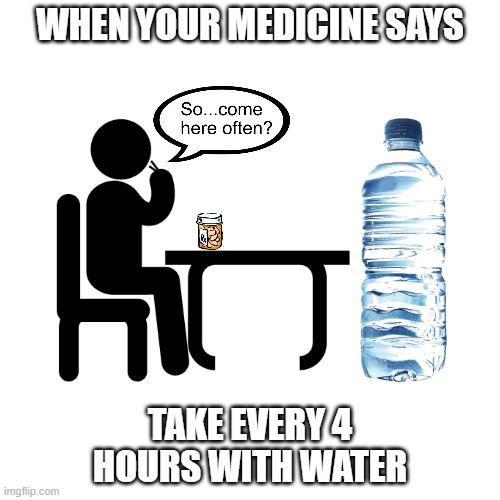Take medicine on time Imgflip