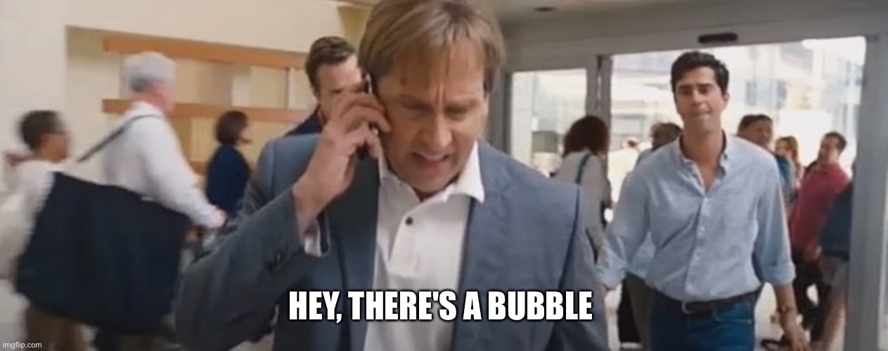 Hey, there's a bubble Imgflip