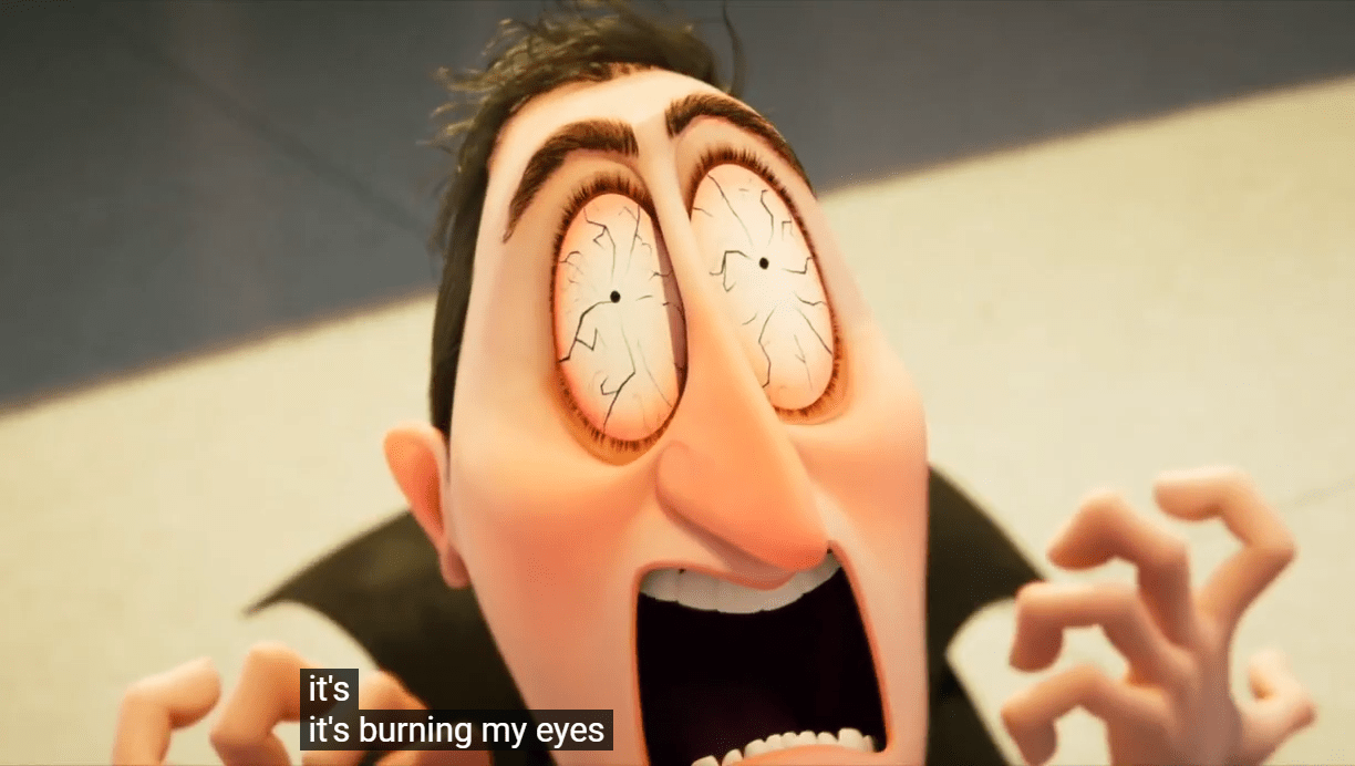 IT'S BURNING MY EYES Blank Template Imgflip