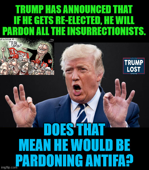 I thought AntiFa was responsible for the Insurrection. Hmmm. Imgflip