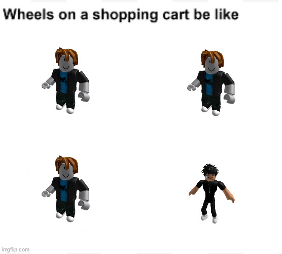 Wheels on a shopping car be like Imgflip