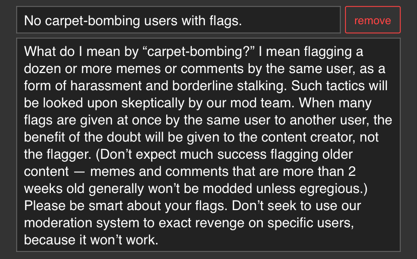 PoliticsTOO anticarpetbombing rule Blank Template Imgflip
