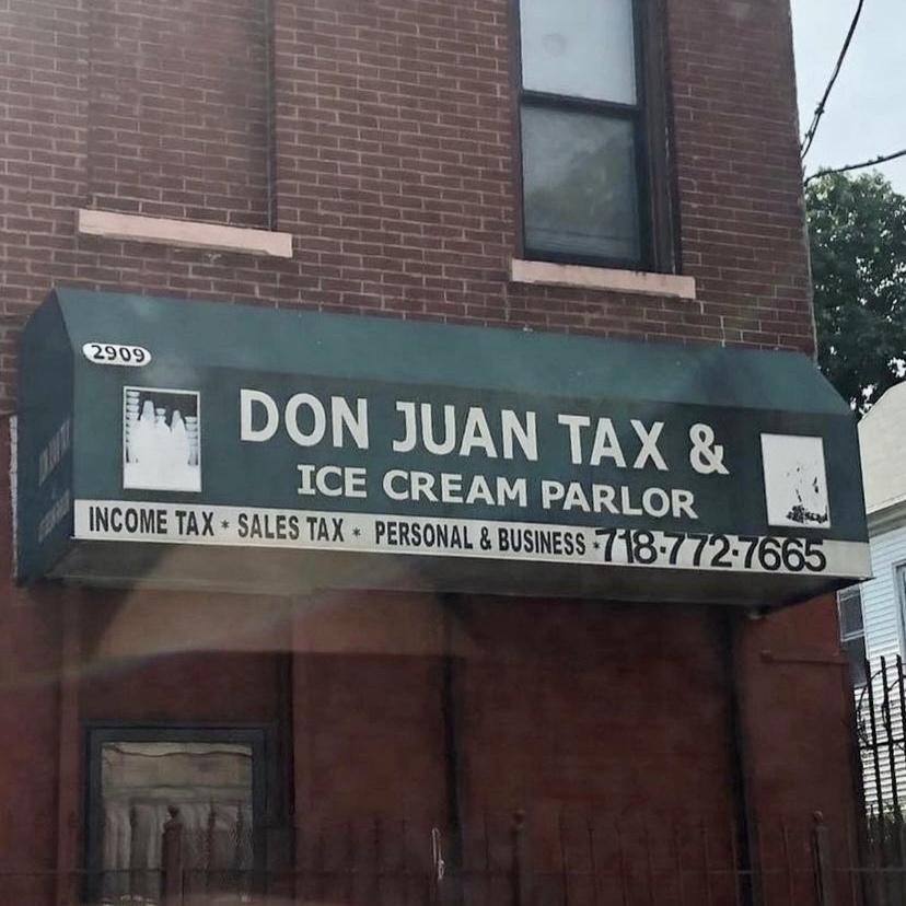 Tax preparation and ice cream parlor Blank Template Imgflip