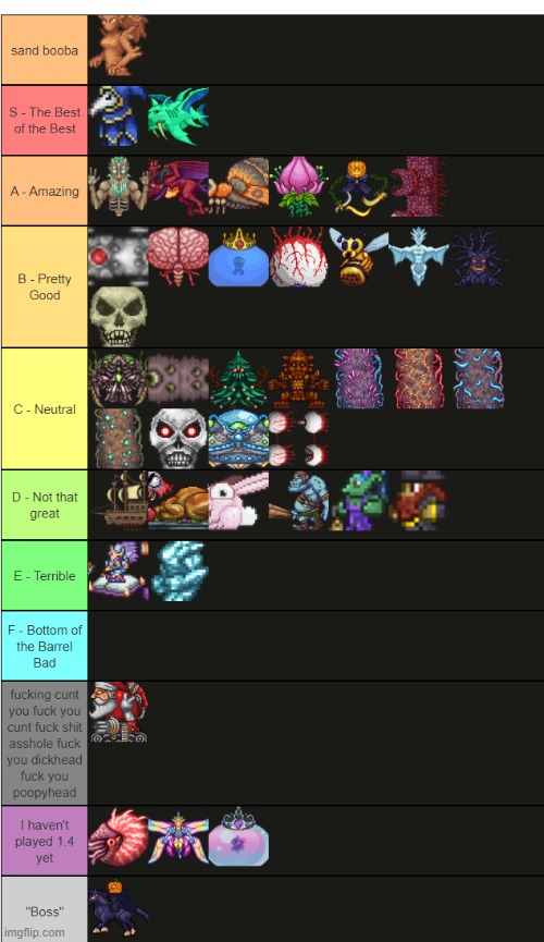 terraria bosses Imgflip