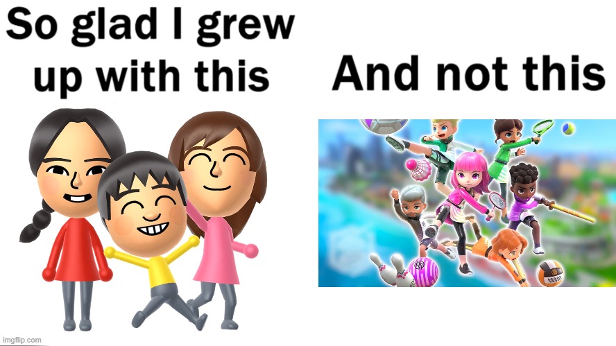 Nintendo Switch Sports "Miis" - Imgflip