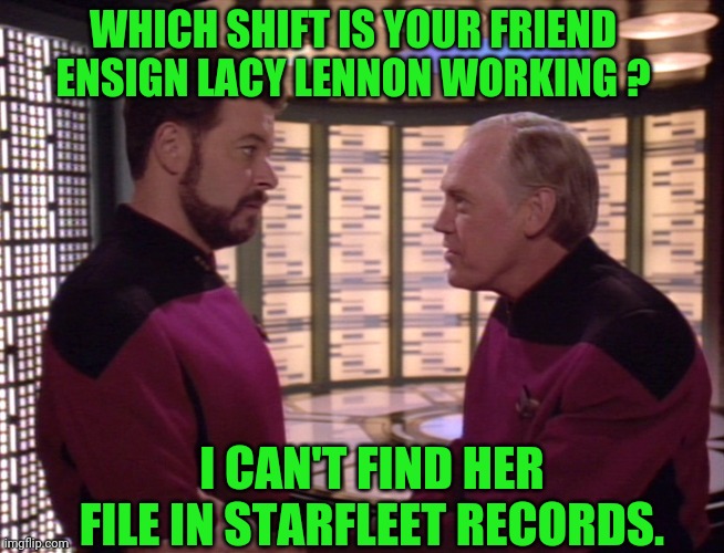 Image tagged in riker jellico Imgflip