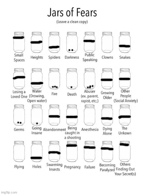 Jar of fears clear version Imgflip