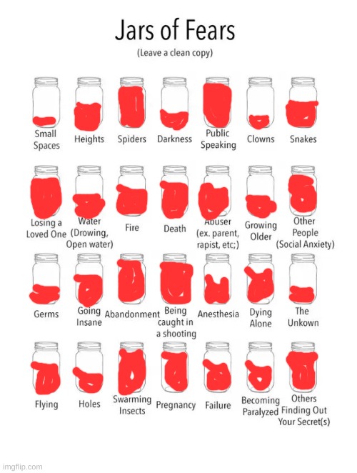 Jar of fears clear version Imgflip