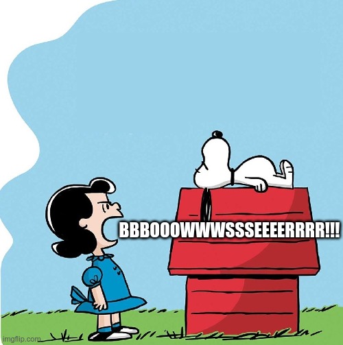 Image tagged in lucy yelling at snoopy Imgflip