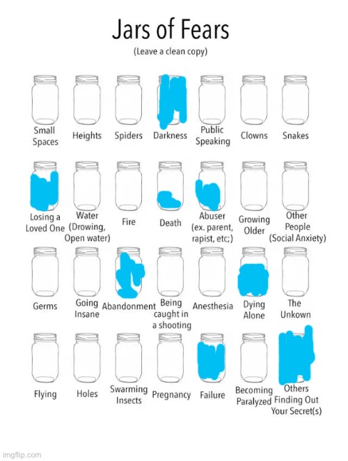 Jar of fears clear version Imgflip