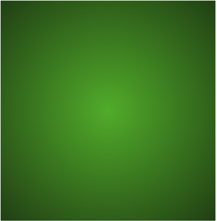Green Square with Radial Gradient and White Outline Blank Template
