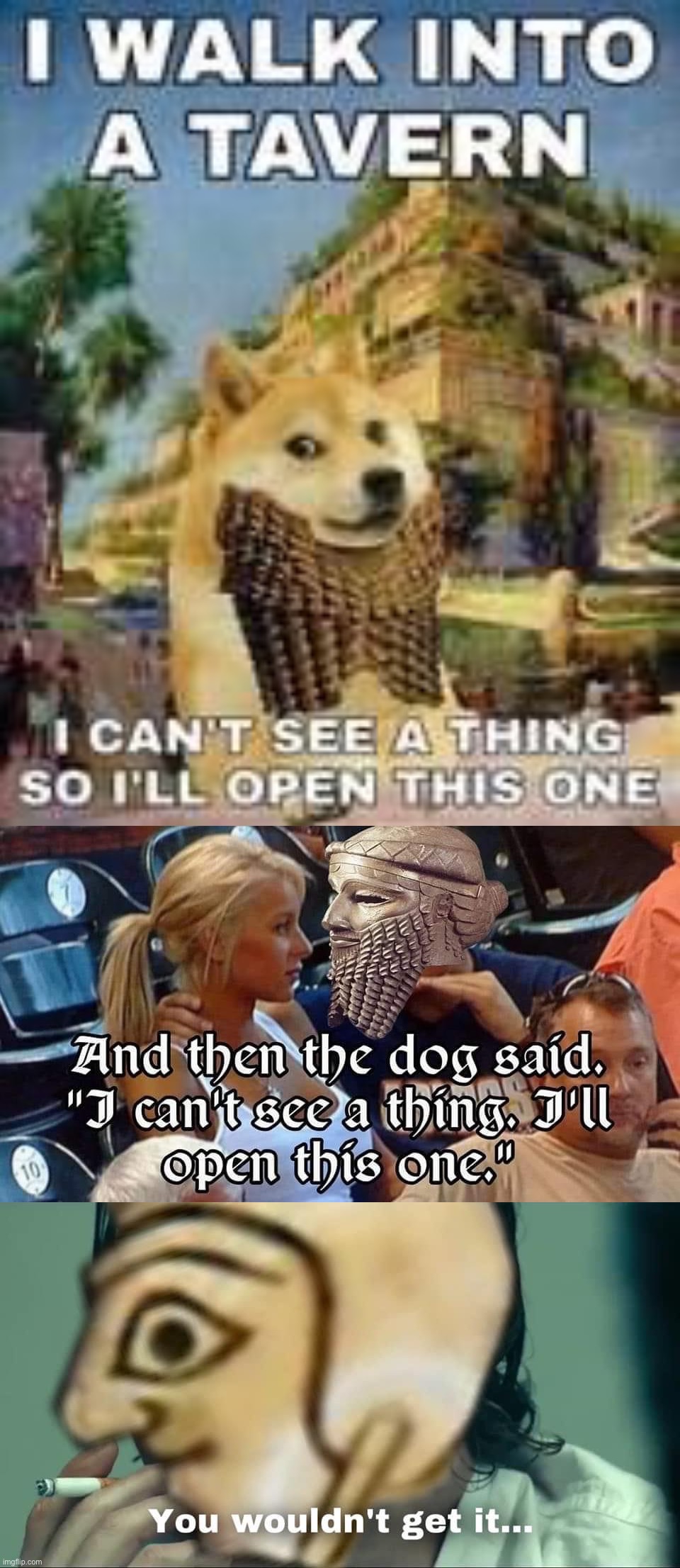 Sumer Party presents The oldest extant joke in written history. You