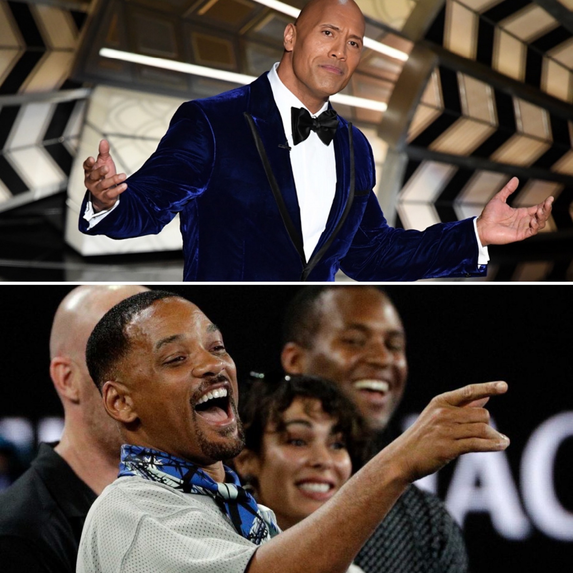 The Rock & Will Smith Blank Template Imgflip