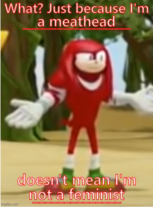 Example Meme for Feminist Knuckles Imgflip