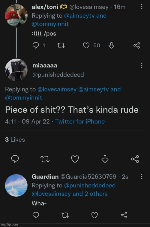 Tone indicators is legit chaotic Imgflip