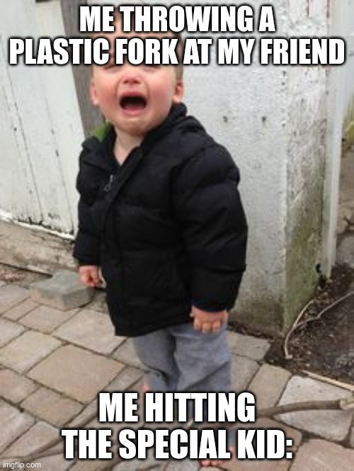 Image tagged in crying kid Imgflip