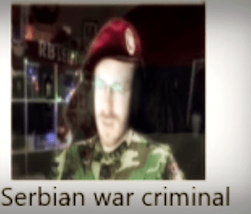 Serbian war criminal Memes Imgflip
