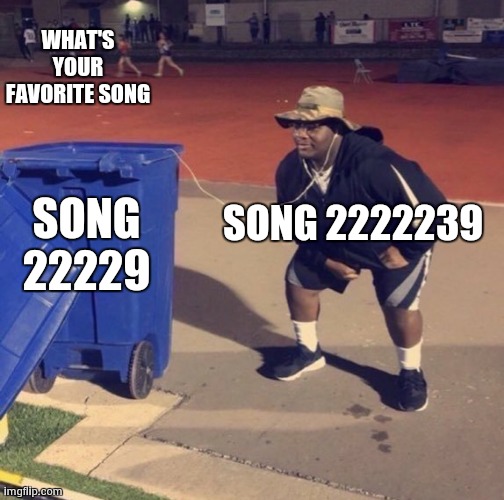 Image tagged in black man listening to trash,song Imgflip