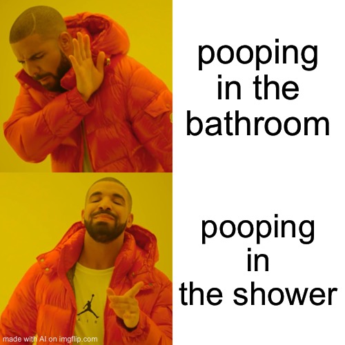 In the shower Imgflip