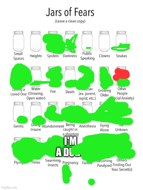 Jar of fears clear version Imgflip