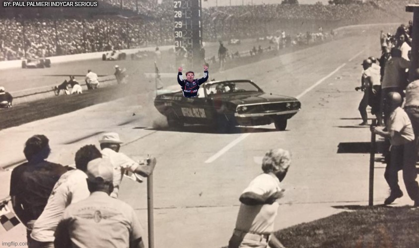 Is that Will "Two Birds" Power at the 1971 Indy 500 pace car crash
