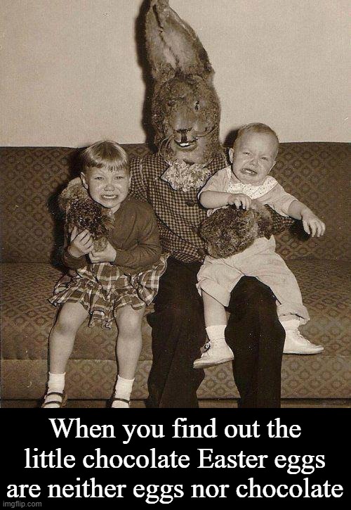 Creepy easter bunny Imgflip