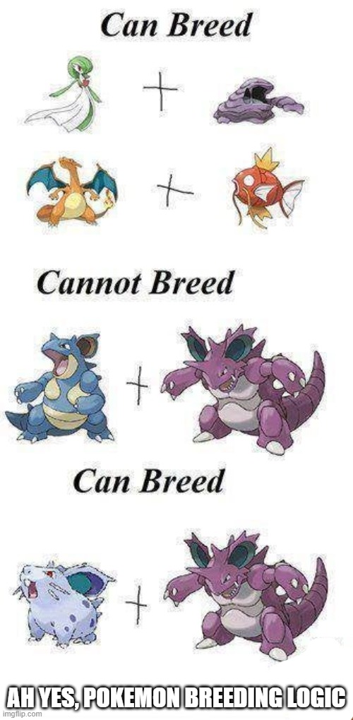 Pokemon Breeding logic Imgflip