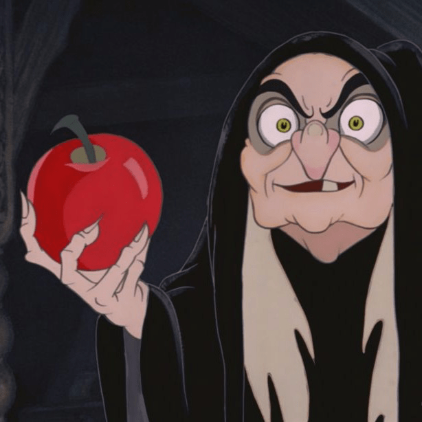 Snow White Poison apple witch Blank Template Imgflip
