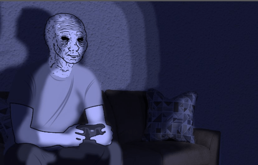 Wojak sitting on couch Meme Generator Imgflip
