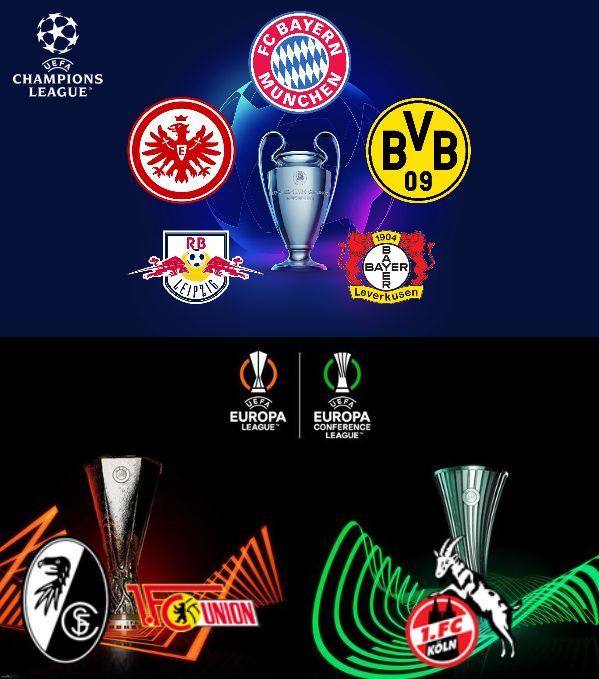 ligue europa 2023 2023 The German Teams Who Play In The 3 European Competitions 2022-2023 - Imgflip