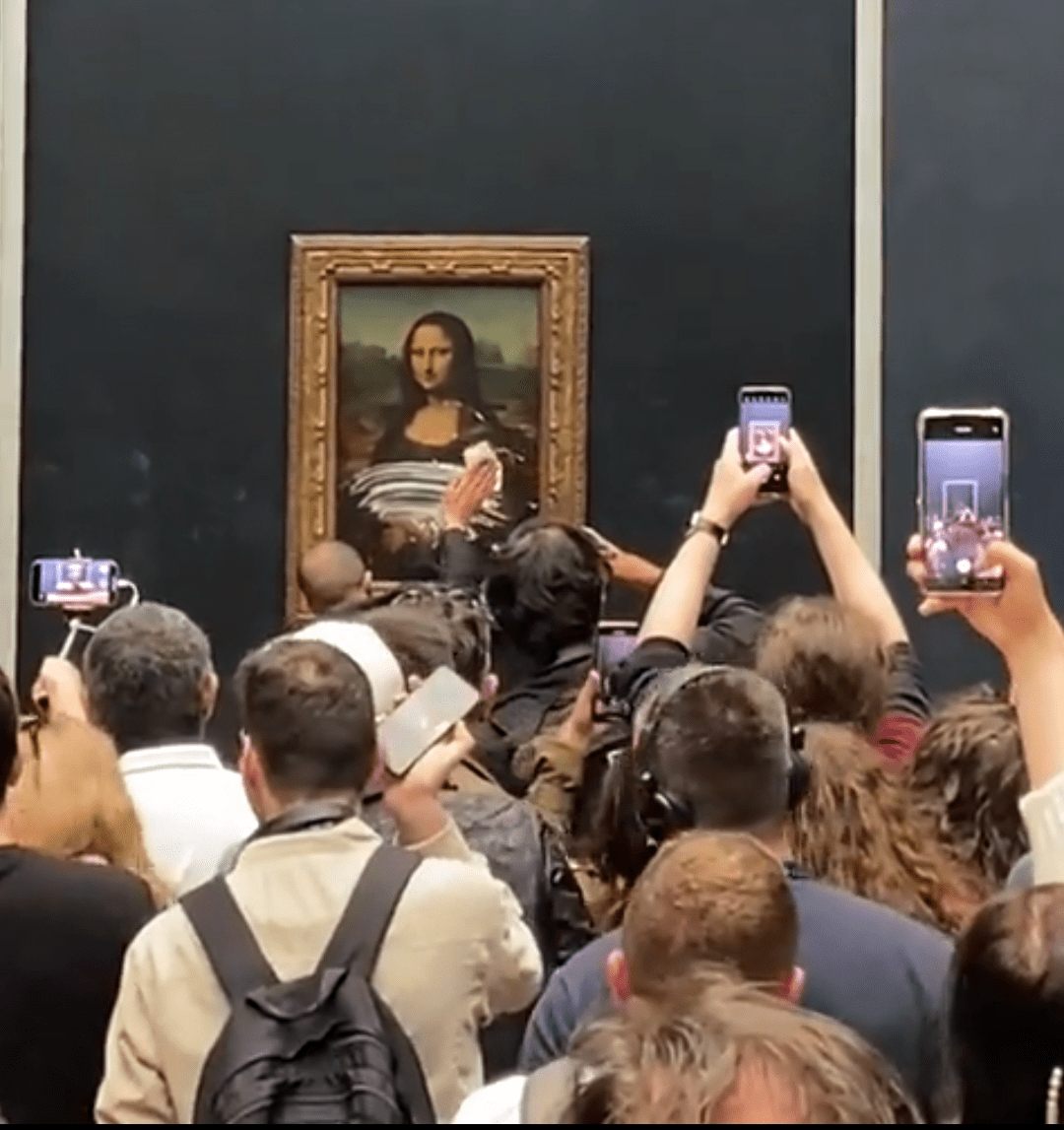 Mona Lisa Cake Blank Template Imgflip
