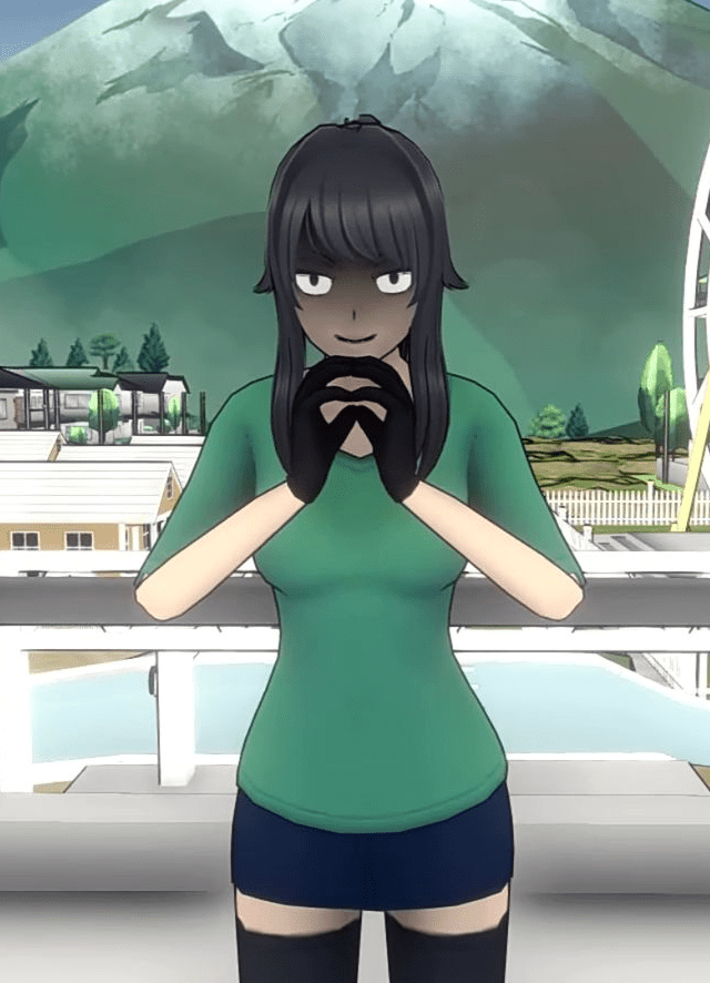 ayano aishi evil laugh yandere simulator Memes Imgflip