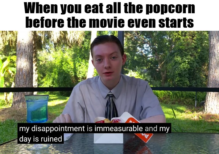 My Disappointment Is Immeasurable Imgflip