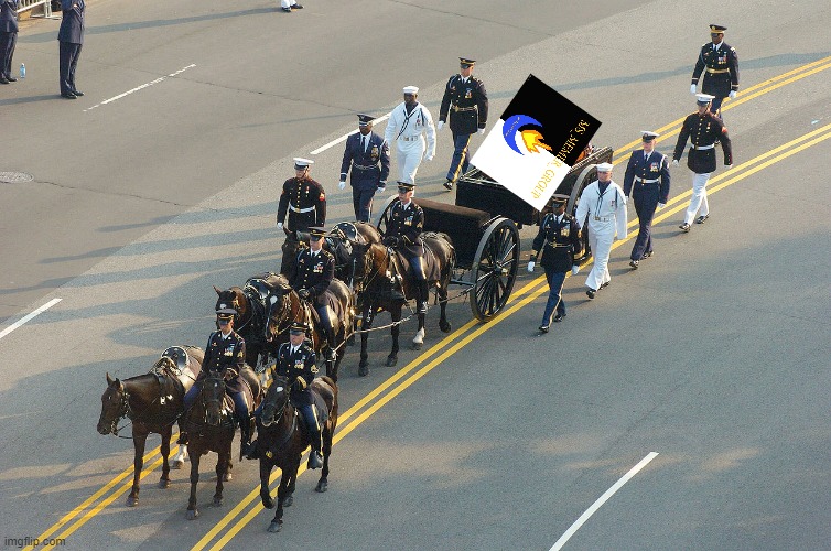 Wallhammer's funeral procession through MSMG City Imgflip