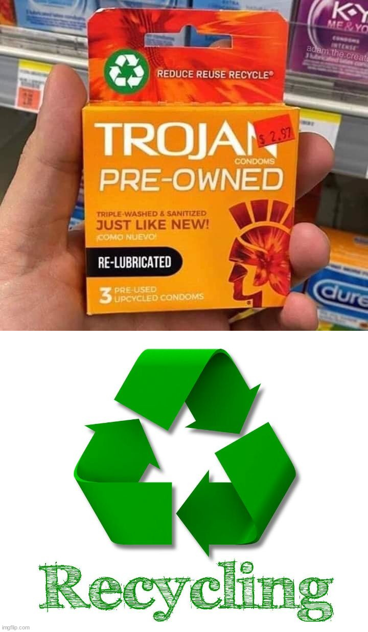 Image tagged in recycle,fake Imgflip