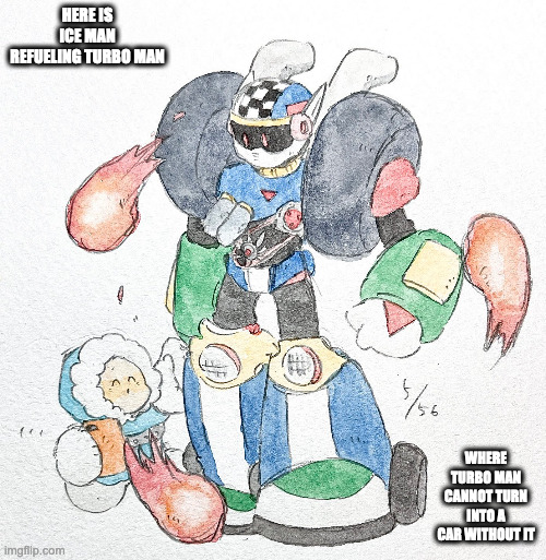 Ice Man and Turbo Man Imgflip