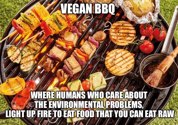 Vegan bbq Imgflip