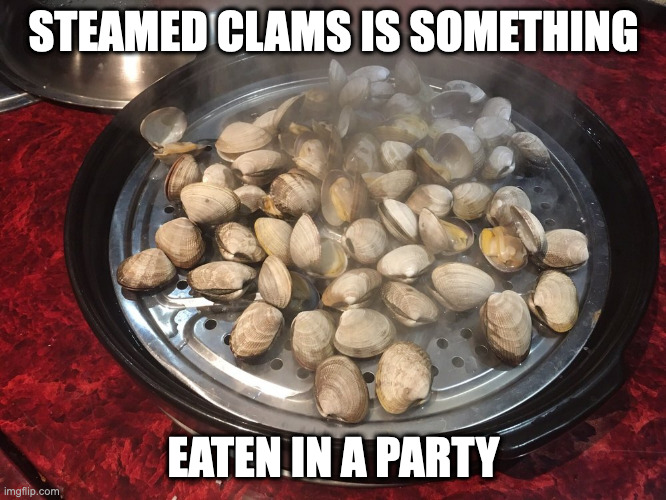 Steamed Clams Imgflip