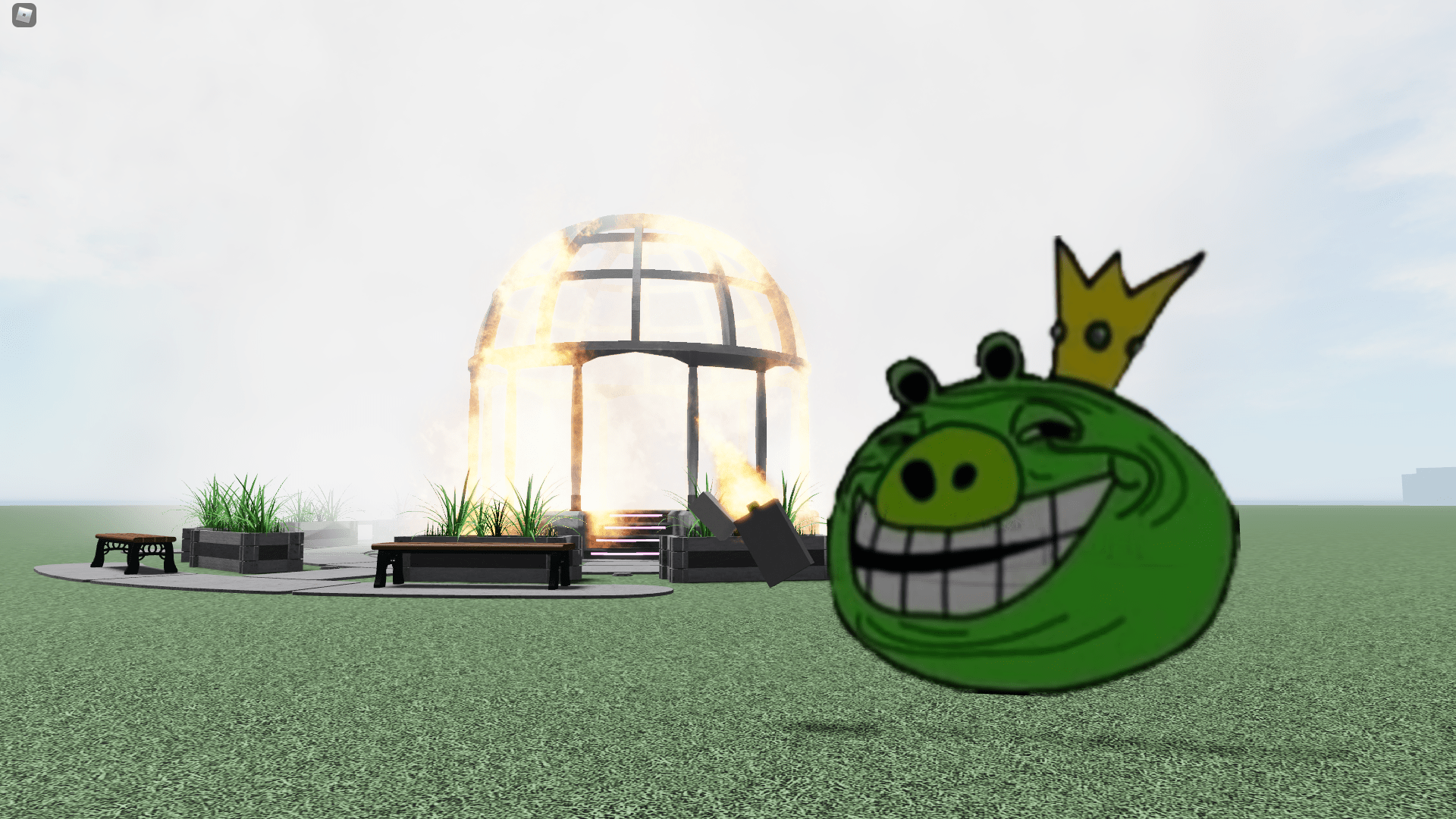 King Pig Troll Face Blank Template Imgflip