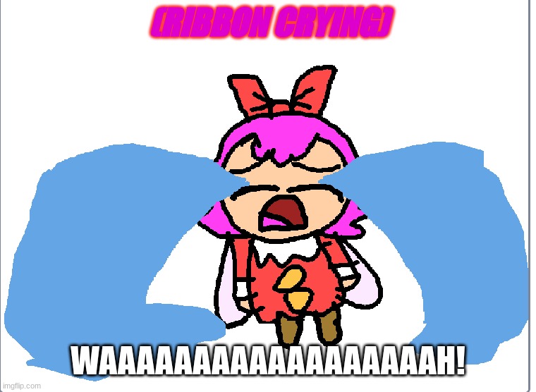 ribbon crying Imgflip