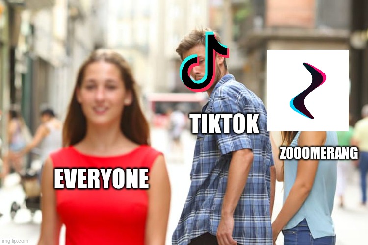 tiktok vs zoomerang Imgflip